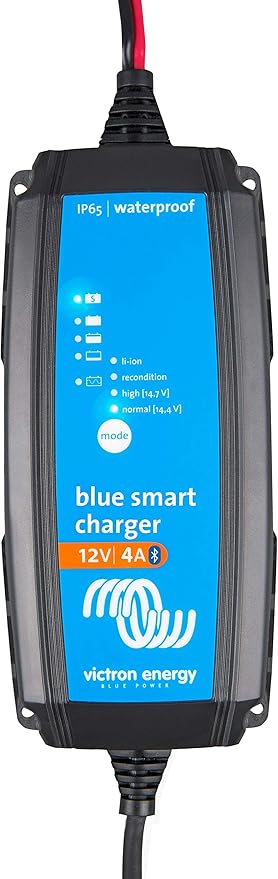 Victron Energy, BPC120433024R, Blue Smart IP65s Charger 12/4(1) 23"