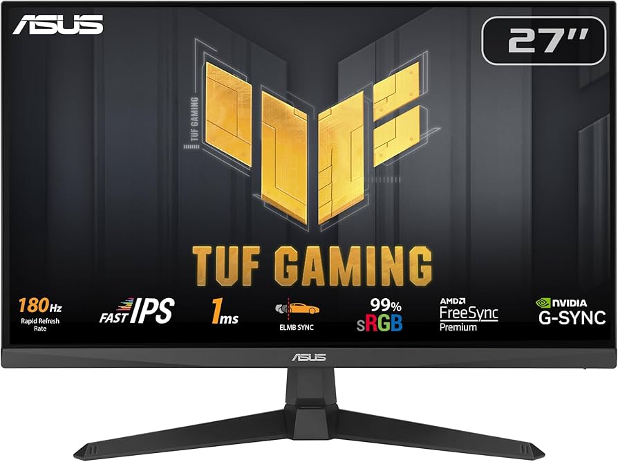 Asus VG279Q3A 27 Full HD IPS Led 180Hz Gaming Monitor Golden