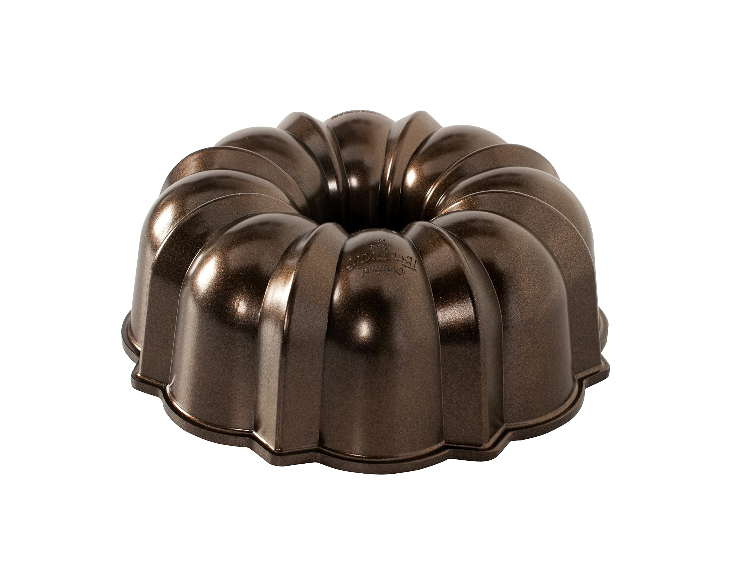 Nordic Ware 50148 Pro Cast Original Bundt Pan Bakeware, 12 Cup, Bronze
