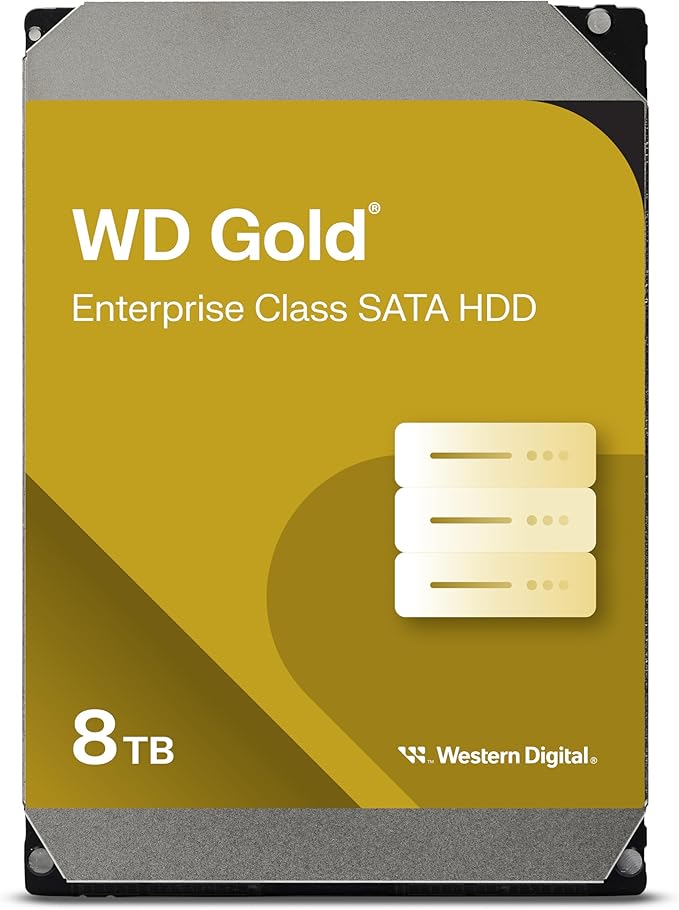 WD Gold WD8005FRYZ 8 TB Hard Drive - 3.5" Internal - SATA (SATA/600)