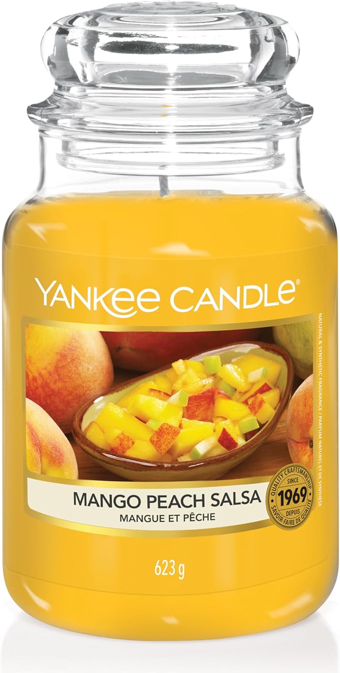 Yankee Candle Mango Peach Salsa | Medium Jar