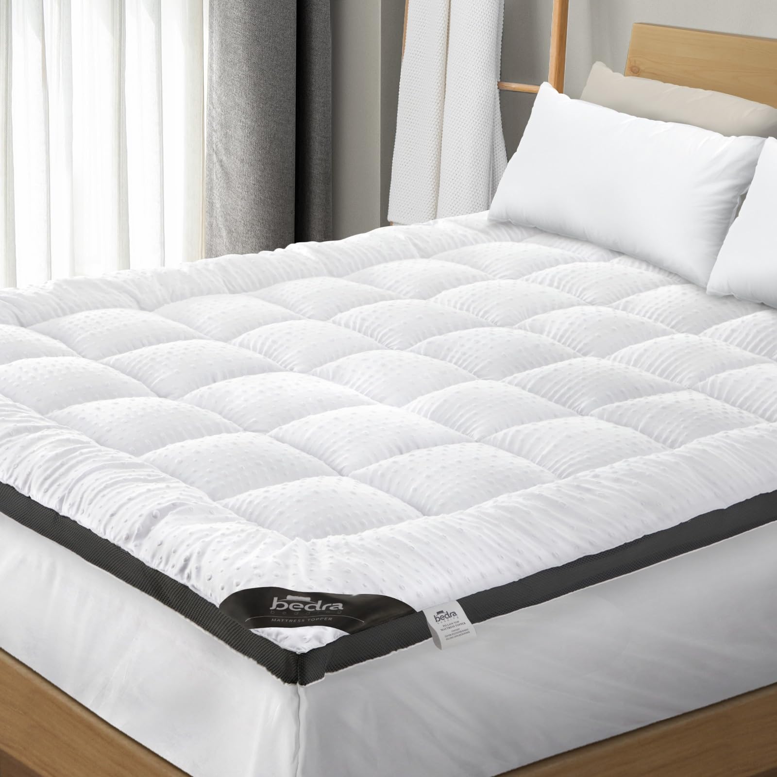 Bedra Mattress Topper Microfibre With Airflow Mesh Design - Double