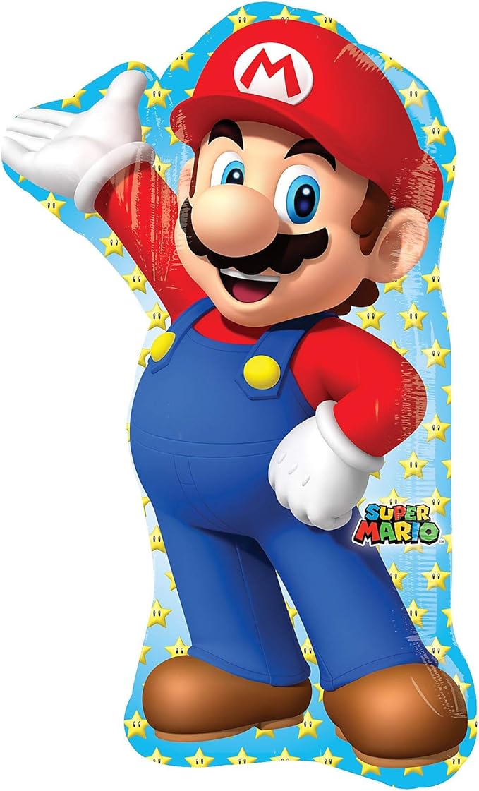 Super Mario Brothers SuperShape Foil Balloon
