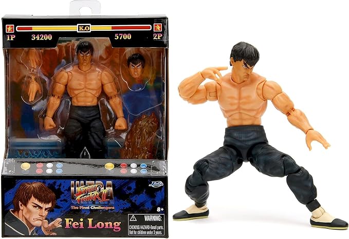 Street Fighter - Fei Long 6" Action Figure