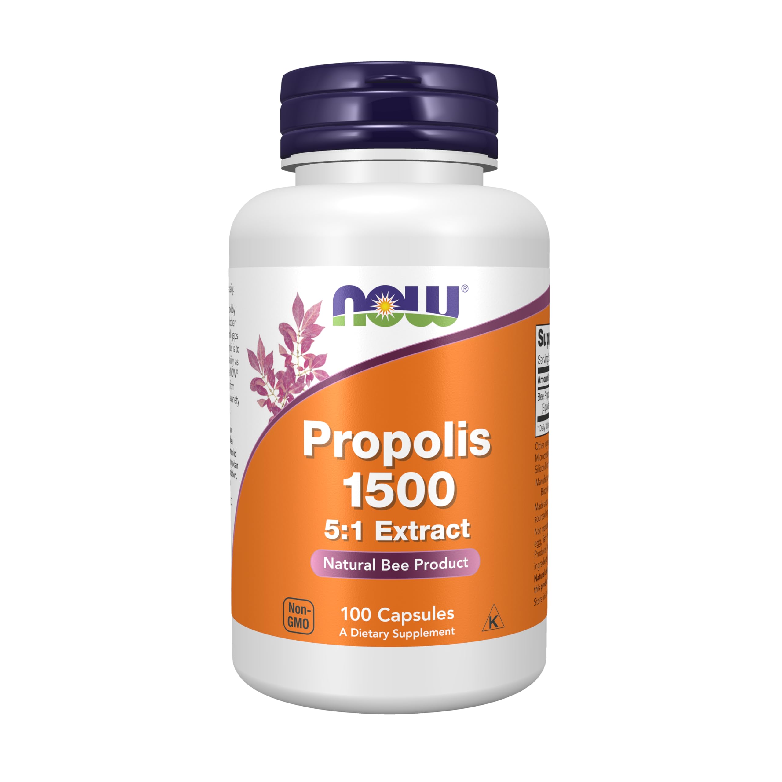Now Foods Propolis 1500 MG - 100 Veg Capsules
