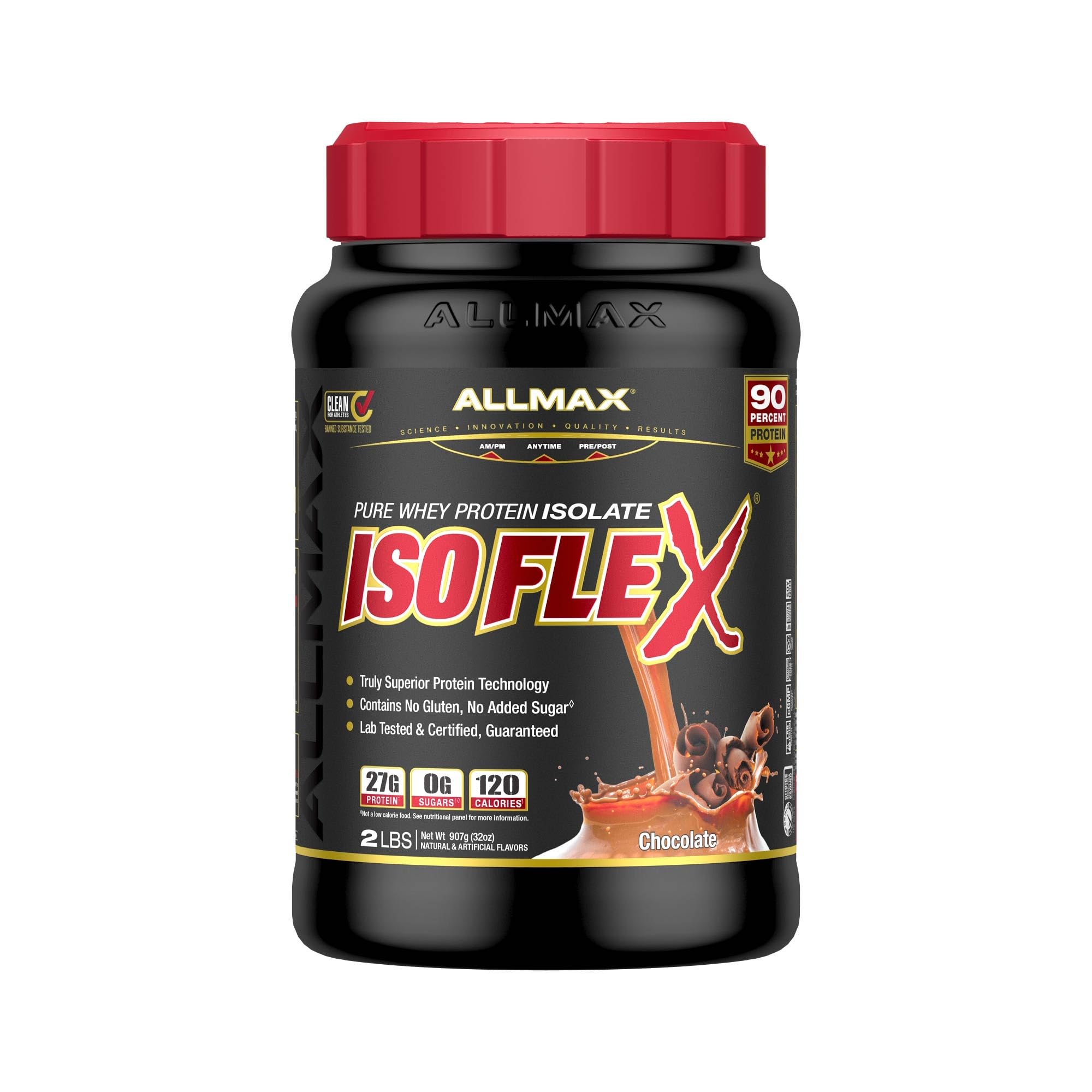 ALLMAX Nutrition Isoflex Pure Whey Protein Isolate Chocolate 5 lbs.