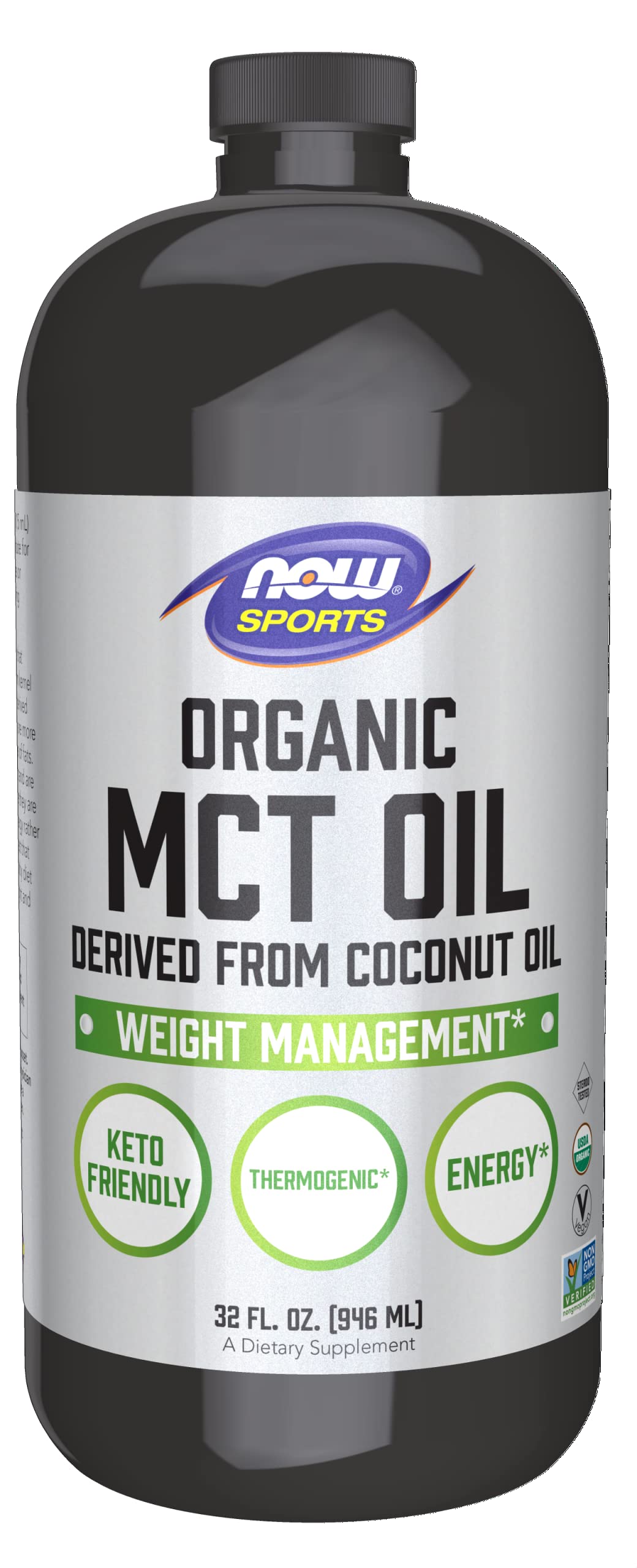 Now Sports MCT Oil - Organic 32 fl.oz