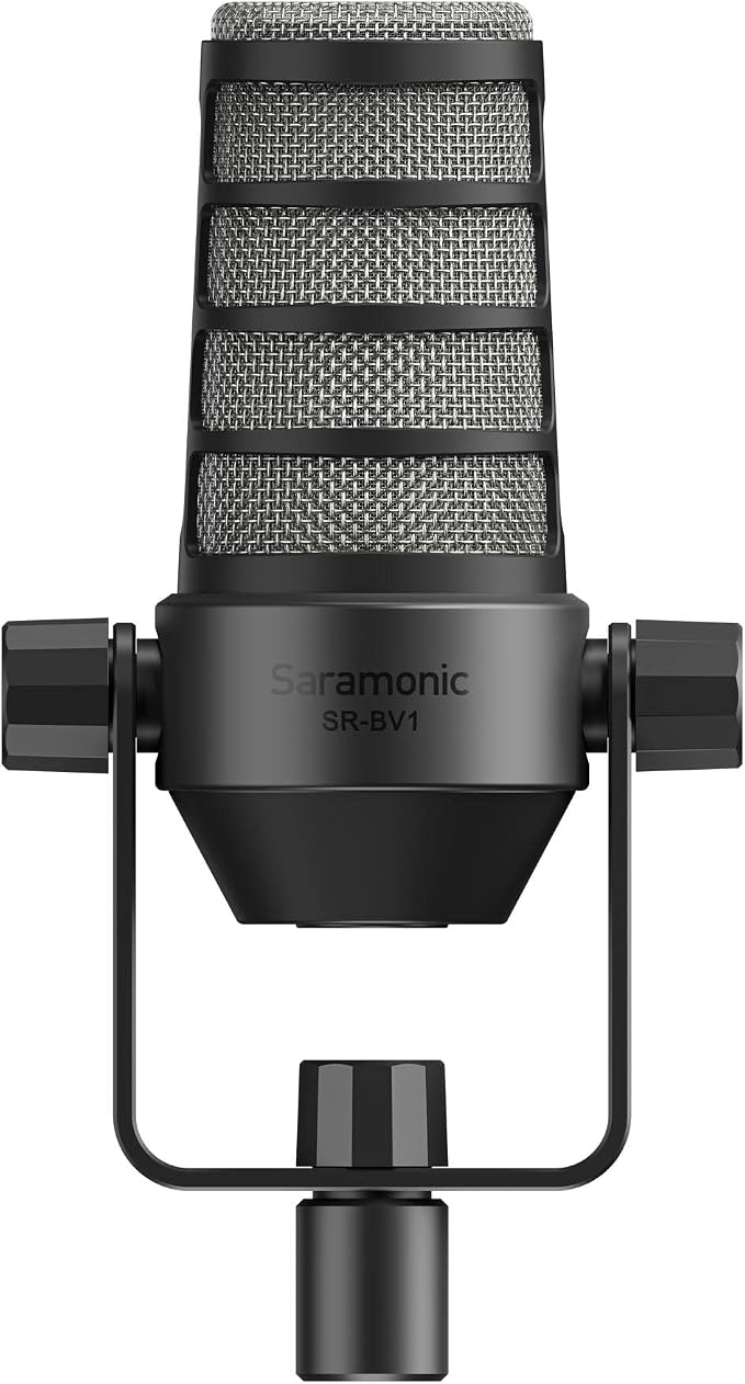 Saramonic SR-BV1 Diaphragm Cardioid Dynamic Broadcast & Podcast Microphone, Size Large