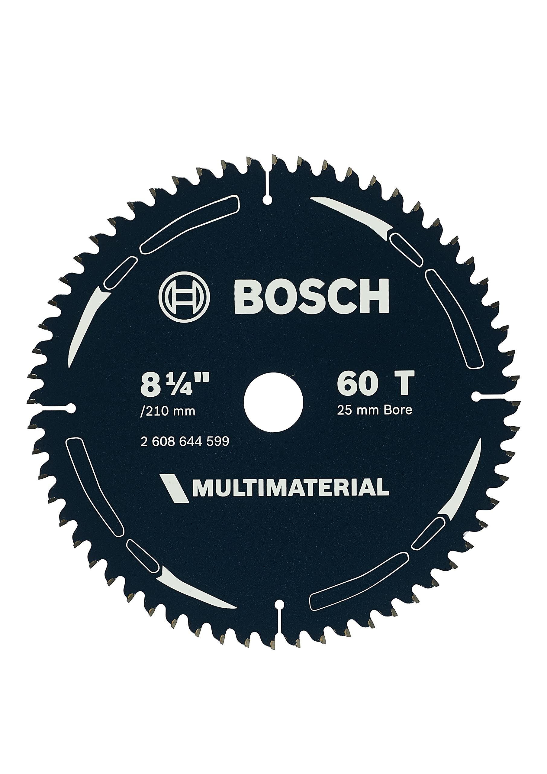 Bosch 210mm 60T TCT Circular Saw Blade For Multi-purpose Cutting - Multimaterial by Total Tools