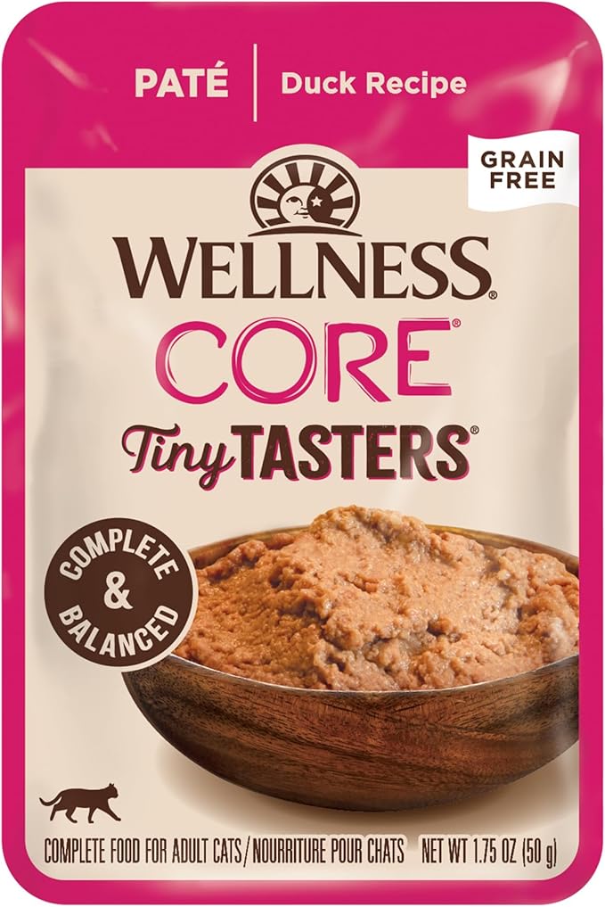 Wellness Core Wet Cat Food Tiny Tasters Duck Pate