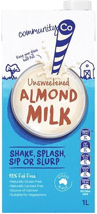 Community Co Unsweetened almond Milk 1L