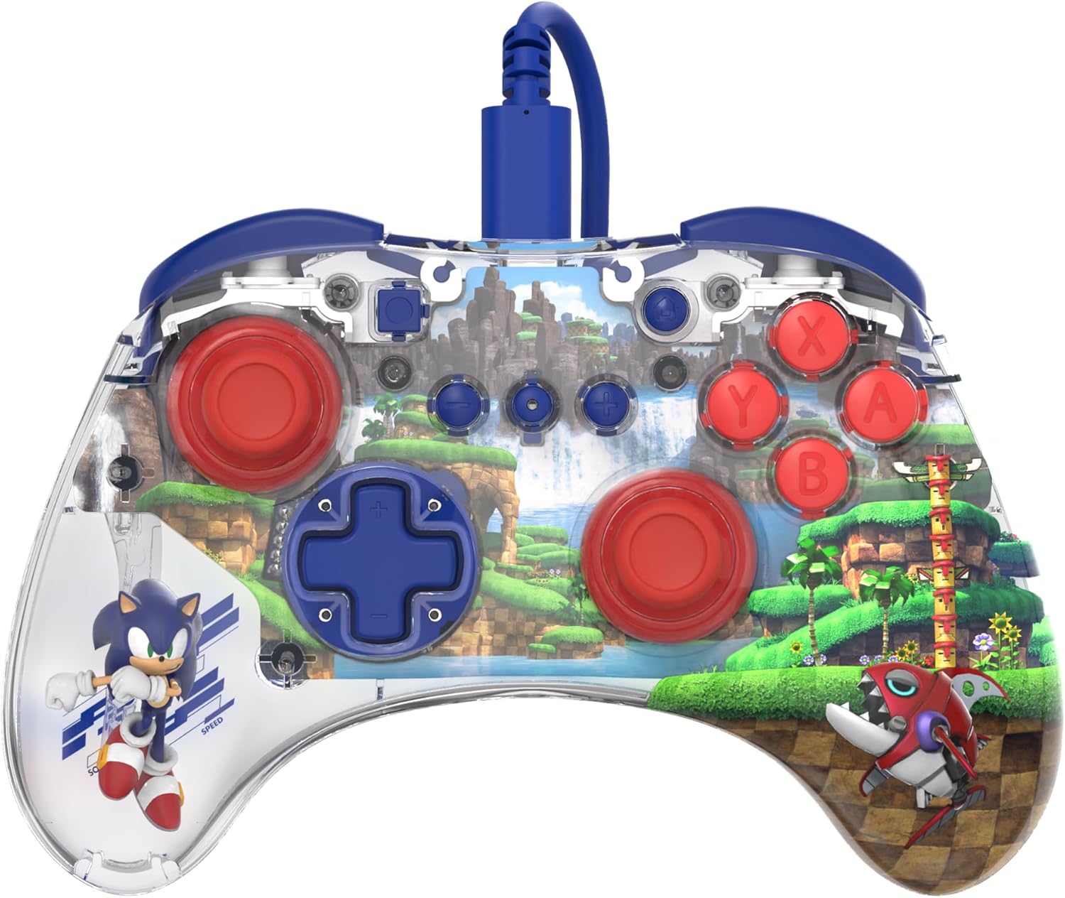 REALMz Wired Controller For Nintendo Switch (Sonic Green Hill Zone)