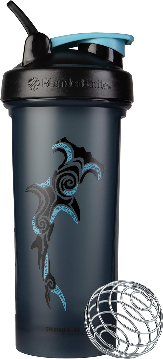 BlenderBottle Ocean Animals Classic Shaker Bottle Perfect For Protein