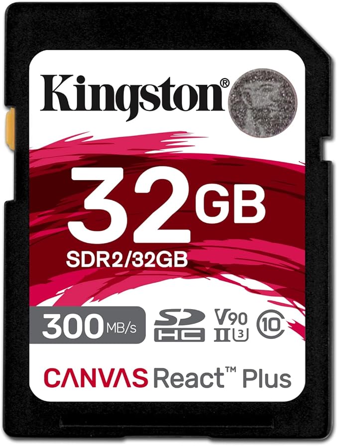 Kingston 32GB SDHC React Plus UHS-II Memory Card [SDR2/32GB]
