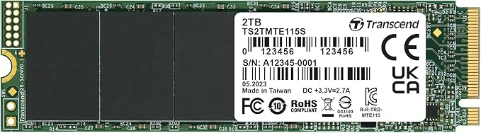 Transcend 115S 2TB M.2 2280 PCIe NVMe SSD