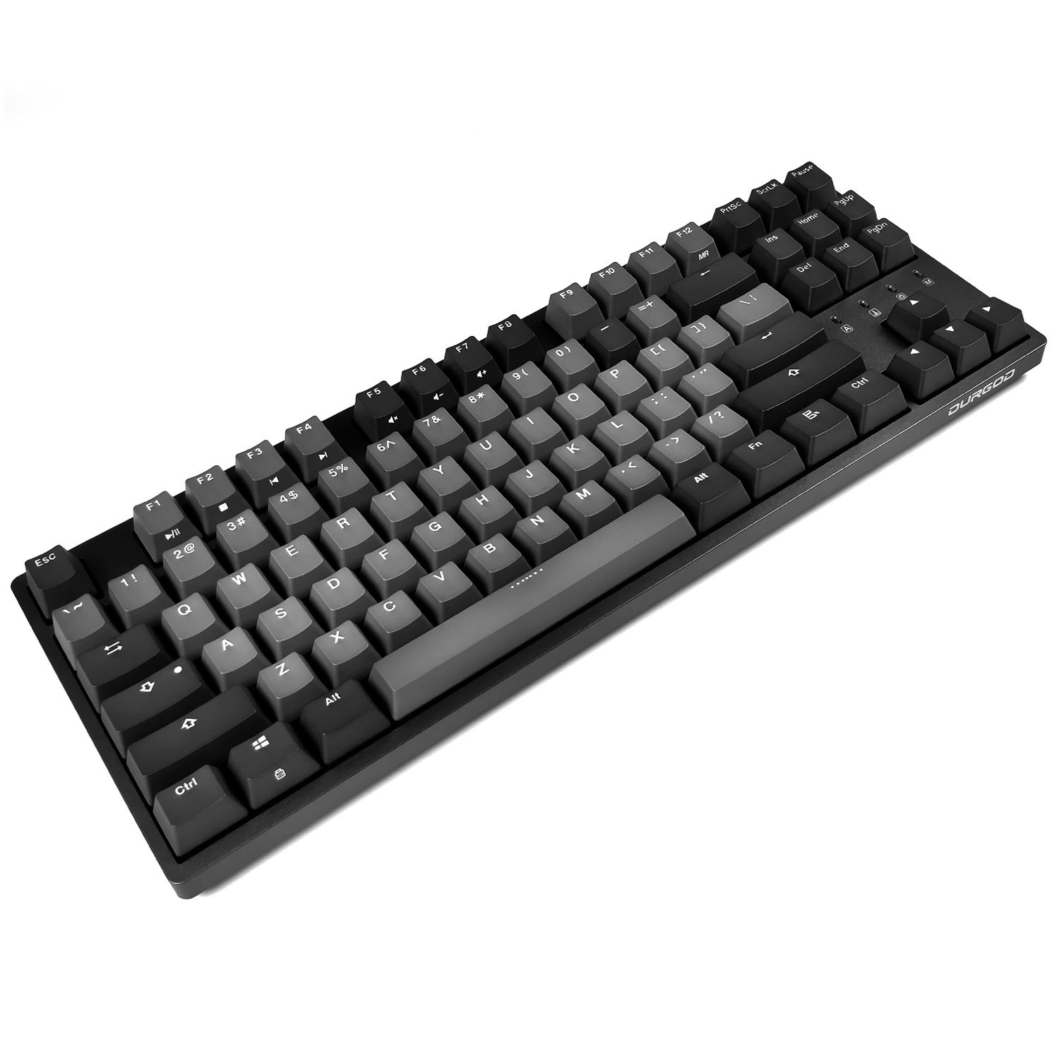 DURGOD Taurus K320 TKL Mechanical Gaming Keyboard - 87 Keys - Double Shot PBT - NKRO - USB Type C (cherry Brown Space Grey) Cherry Brown Space Grey