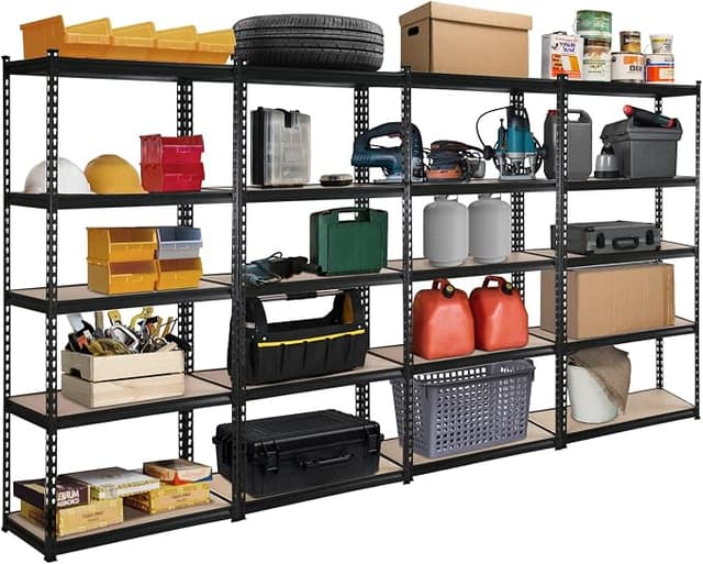 Warehouse Racking Shelving Storage Garage Steel Metal Shelves Rack - 4