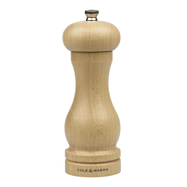 Cole & Mason Capstan Pepper Mill Beech 165mm Precision