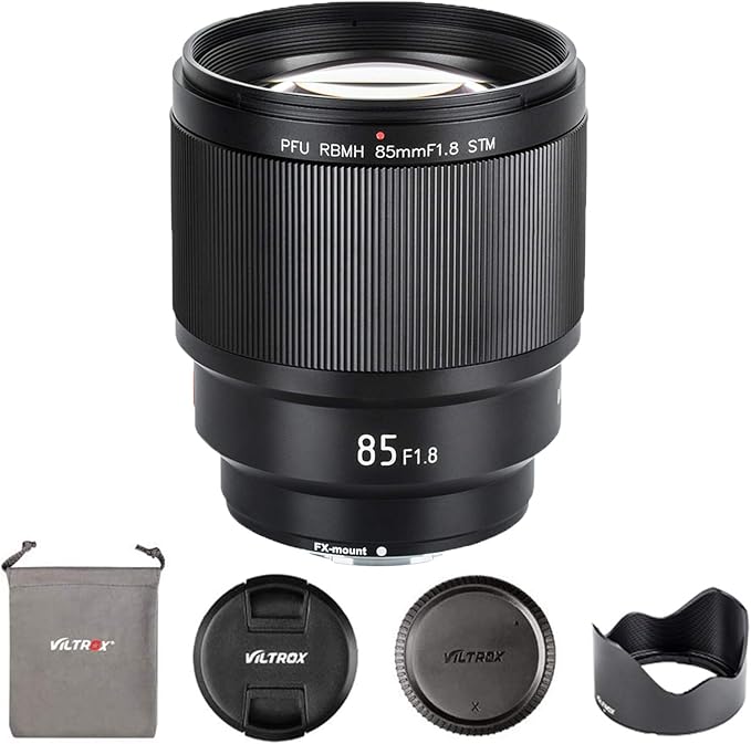 Viltrox 85mm F1.8 AF Auto Lens Portrait Fixed Focus Lens for Sony E-Mount Cameras A7III, A7RIII, A9, A7SII, A7RII, A7II, A7S, A7, A7R, Black