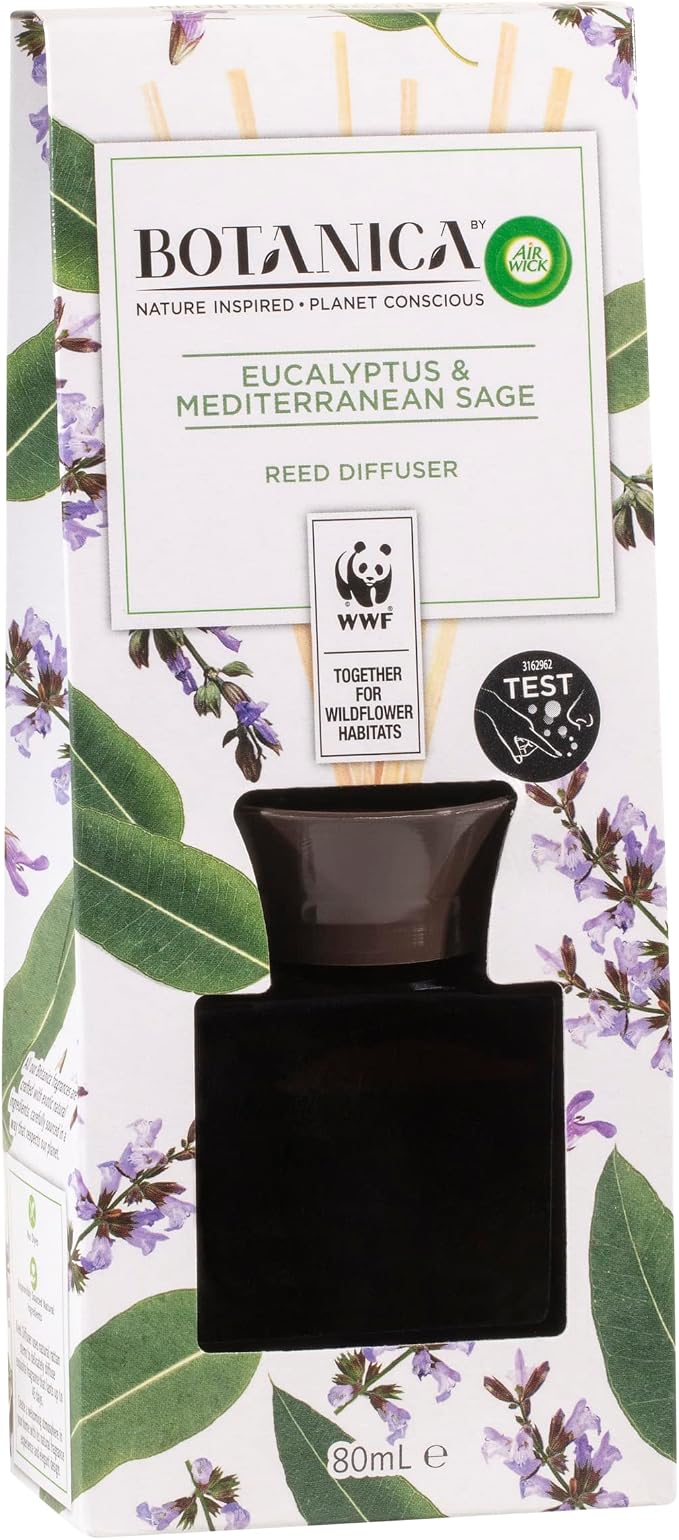 Botanica Reed Diffuser Eucalyptus & Mediterranean Sage 80ml