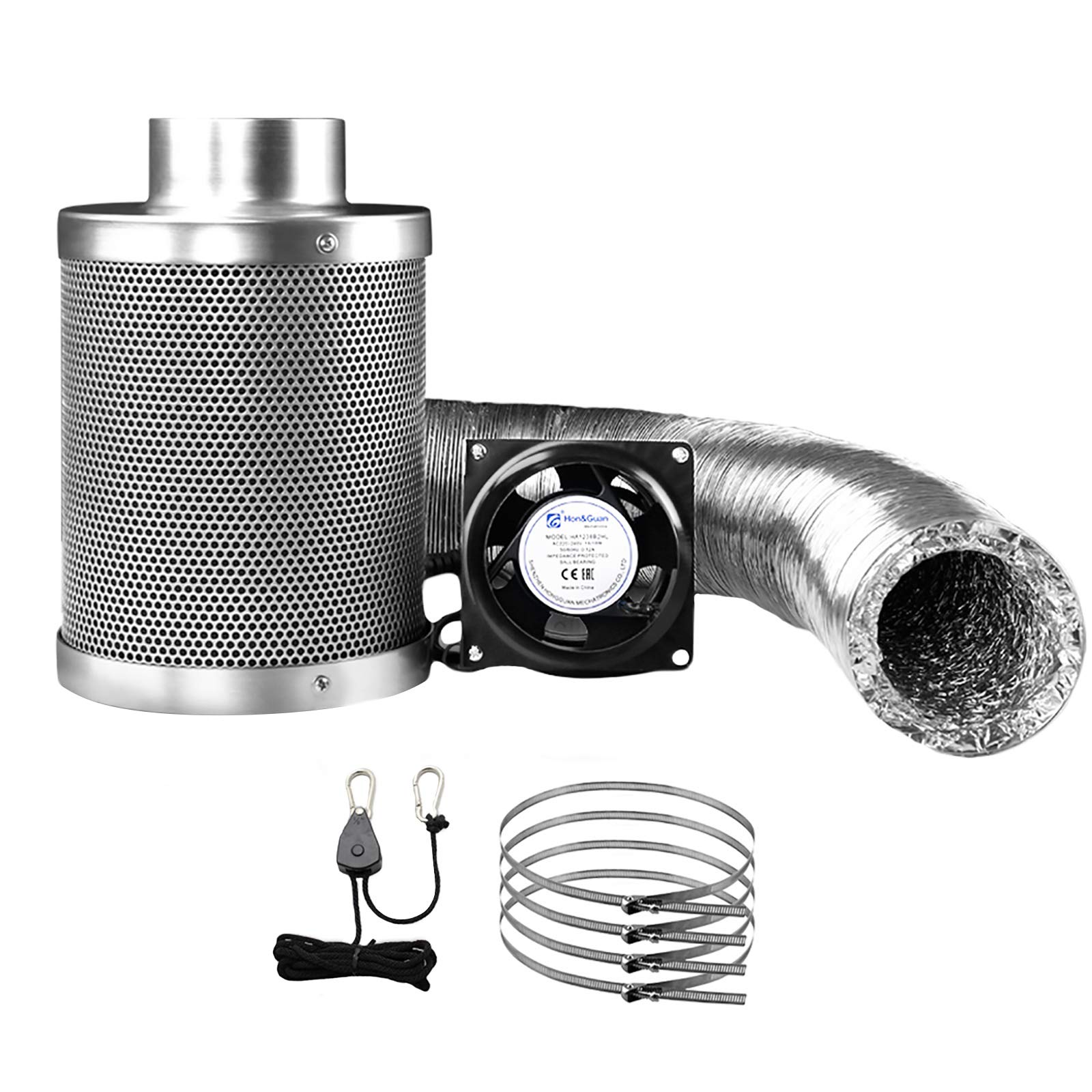 Greenfingers - Ventilation Fan and Active Carbon Filter Ducting Kit