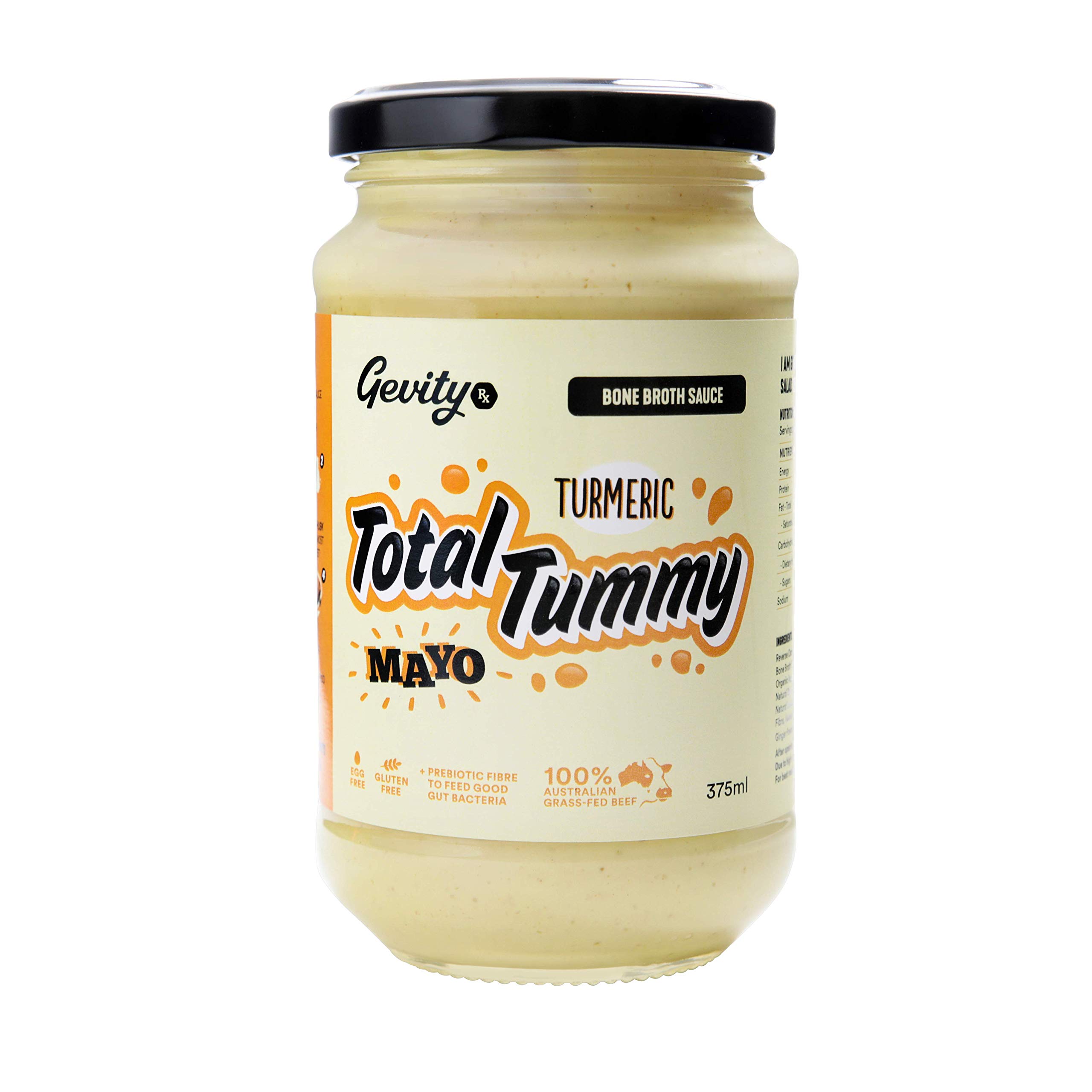 Gevity RX Bone Broth Sauce - Total Tummy Turmeric Mayo 375ml