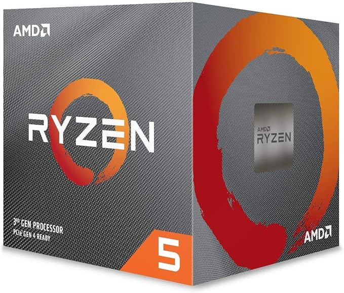 AMD Ryzen 5 3600X CPU 6 Core Wraith Spire Cooler