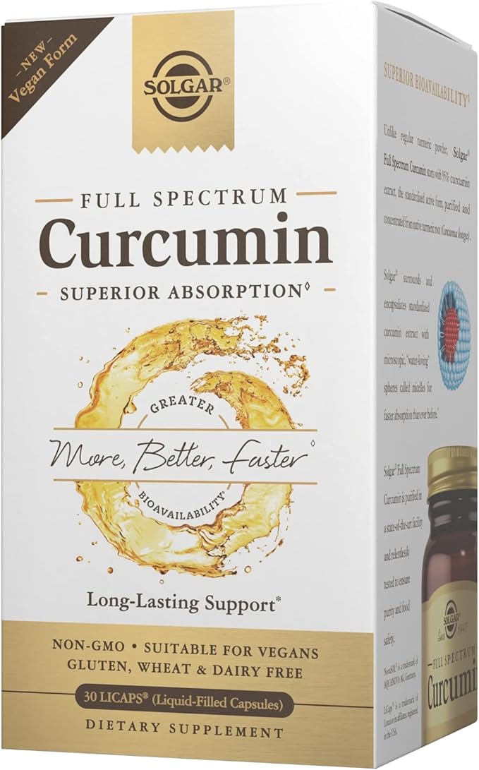 Solgar - Curcumin Full Spectrum - 30 Softgels