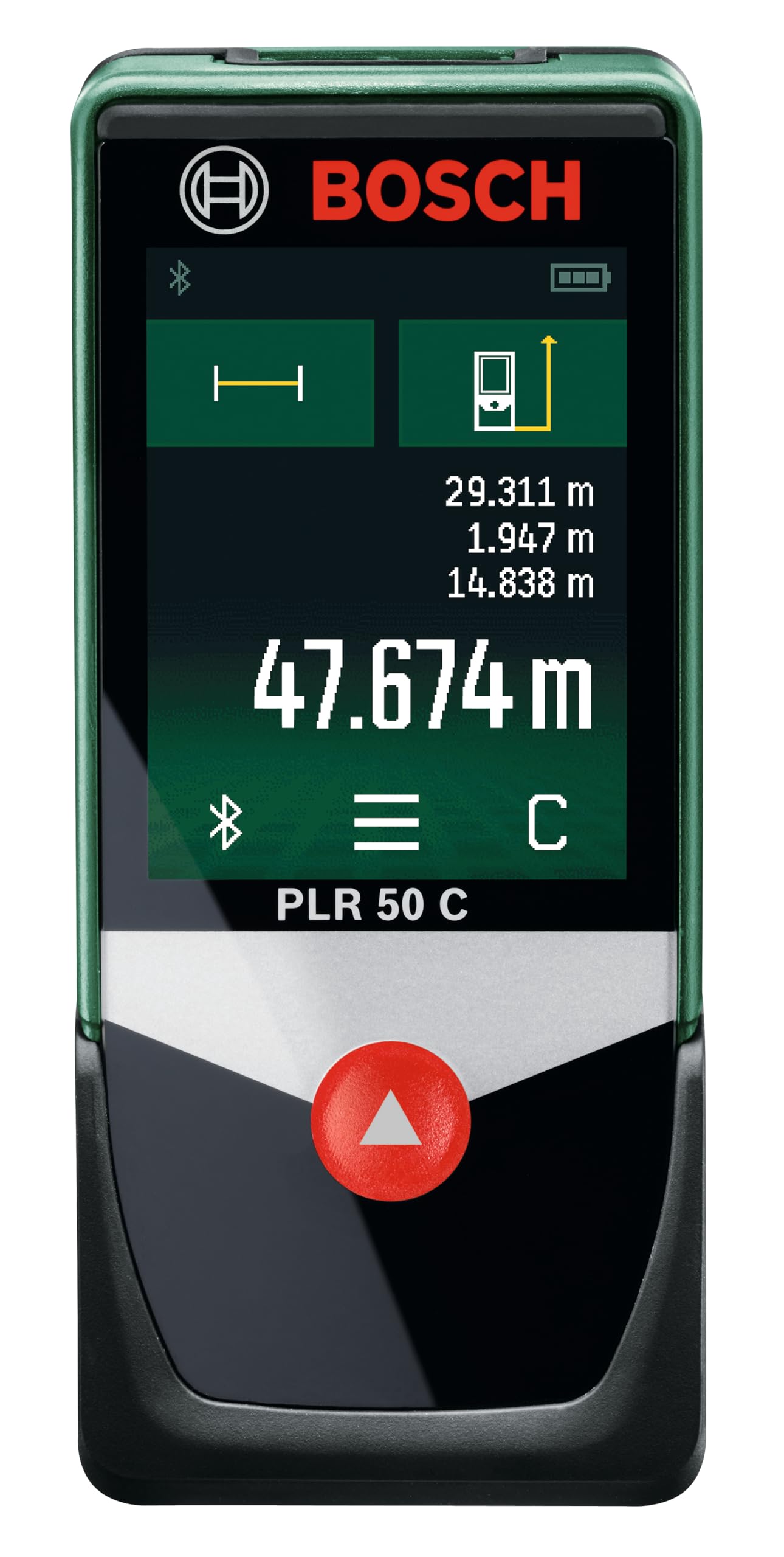 Bosch Touchscreen Digital Laser Measure PLR50C