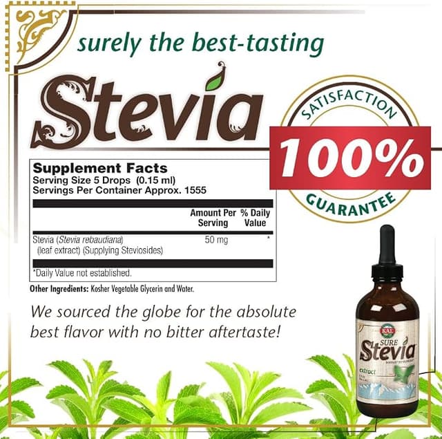 Kal Sure Stevia Liquid Extract 8 fl.oz