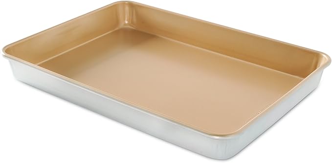Nordic Ware Naturals Aluminum Nonstick High-Side Sheet Cake Pan