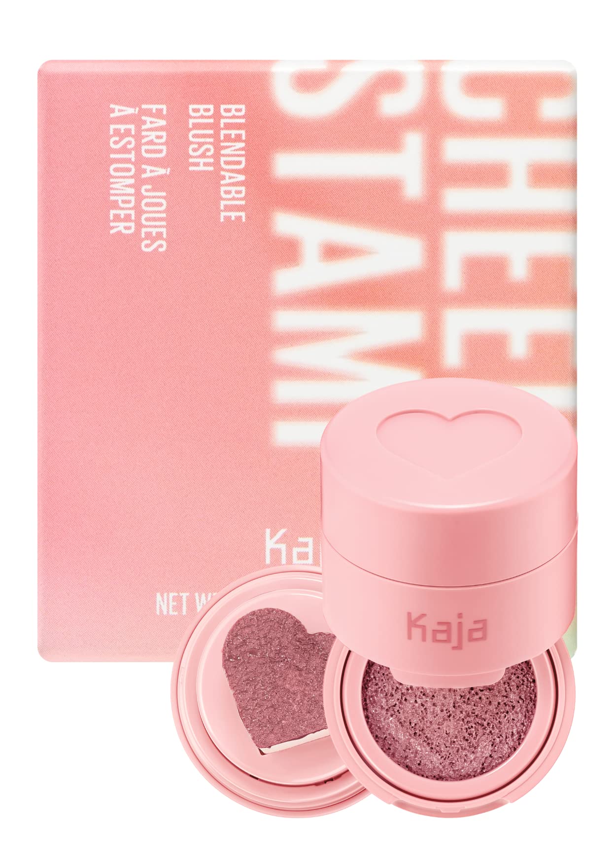 KAJA Cheeky Stamp | Blendable Blush | 05 Sassy - Watermelon Pink | Cru