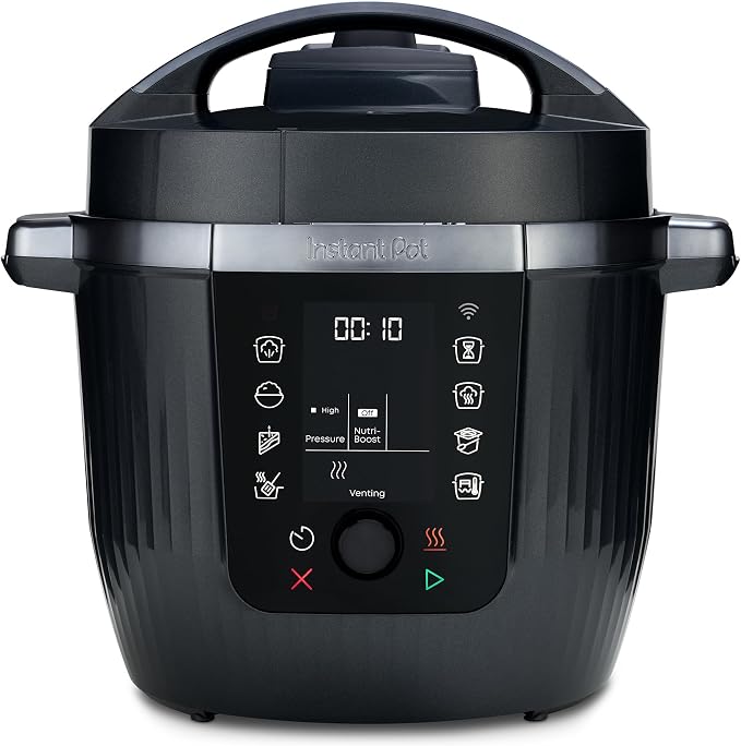 Instant Pot Pro 10-in-1 Multi-Cooker 5.7L - Black, Pressure Cooker, Slow Cooker, Rice Cooker, Sauté Pan, Yoghurt Maker, Food Warmer, Steamer Pot, Sous