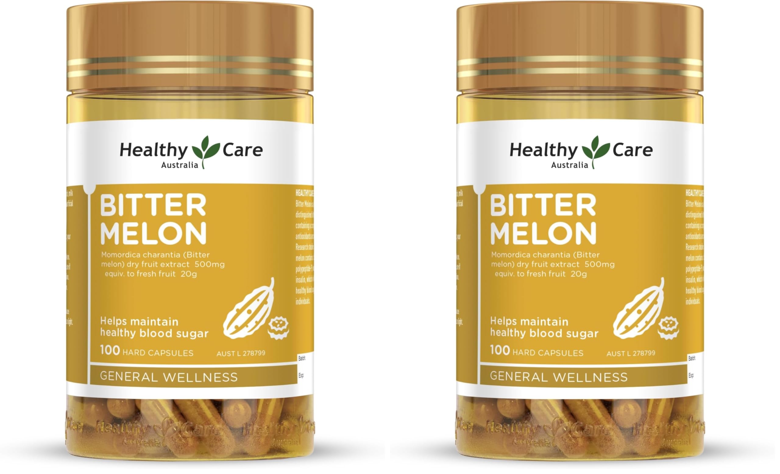 Healthy Care Bitter Melon 100 Capsules