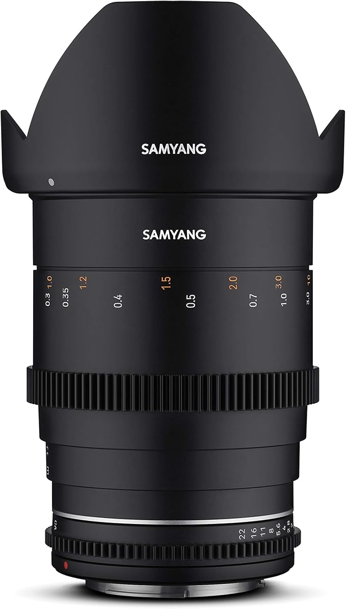 Samyang 35mm T1.5 VDSLR MK2 Cine Lens For Canon EF Mount Body