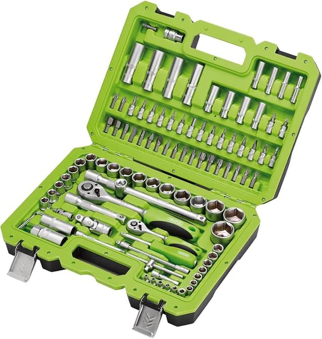Draper Tools 1/4 and 1/2 Sq. Dr. Metric Tool Kit (100 Piece)