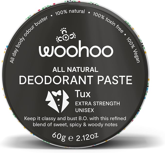 Woohoo Deodorant Paste Tux (Extra Strength) Tin 60g