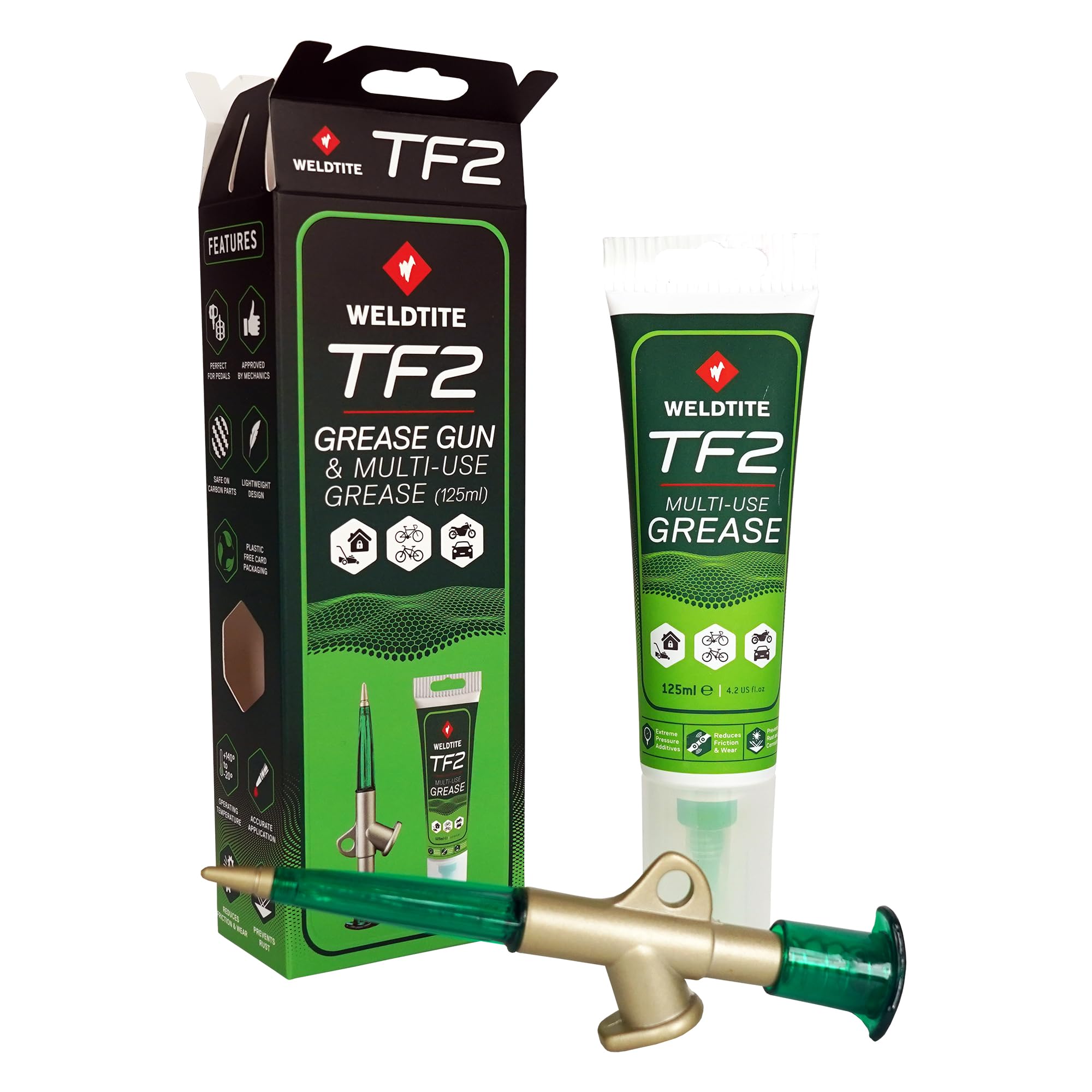 Weldtite Grease Gun & Grease Pack