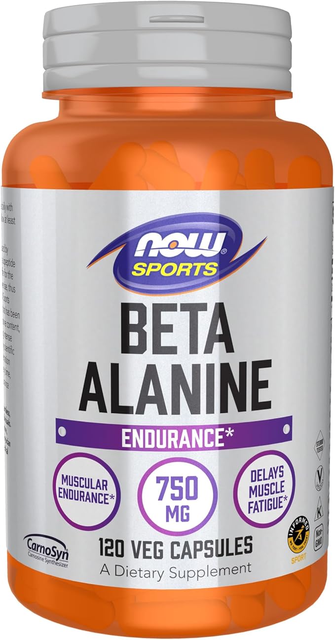 Now Foods Beta-Alanine 750 MG - 120 Capsules