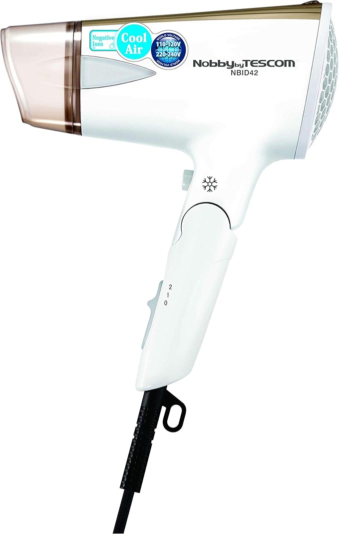 Nobby by TESCOM Ionic Travel Hair Dryer NBID42AU Wold Voltage