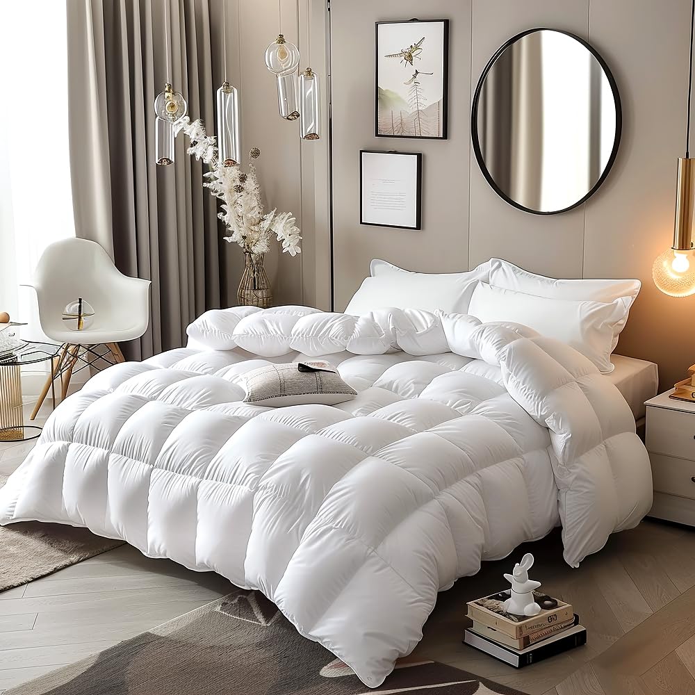 ZUNI Microfiber Quilt 420gsm Duvet Doona Winter Summer Soft Quilt Queen