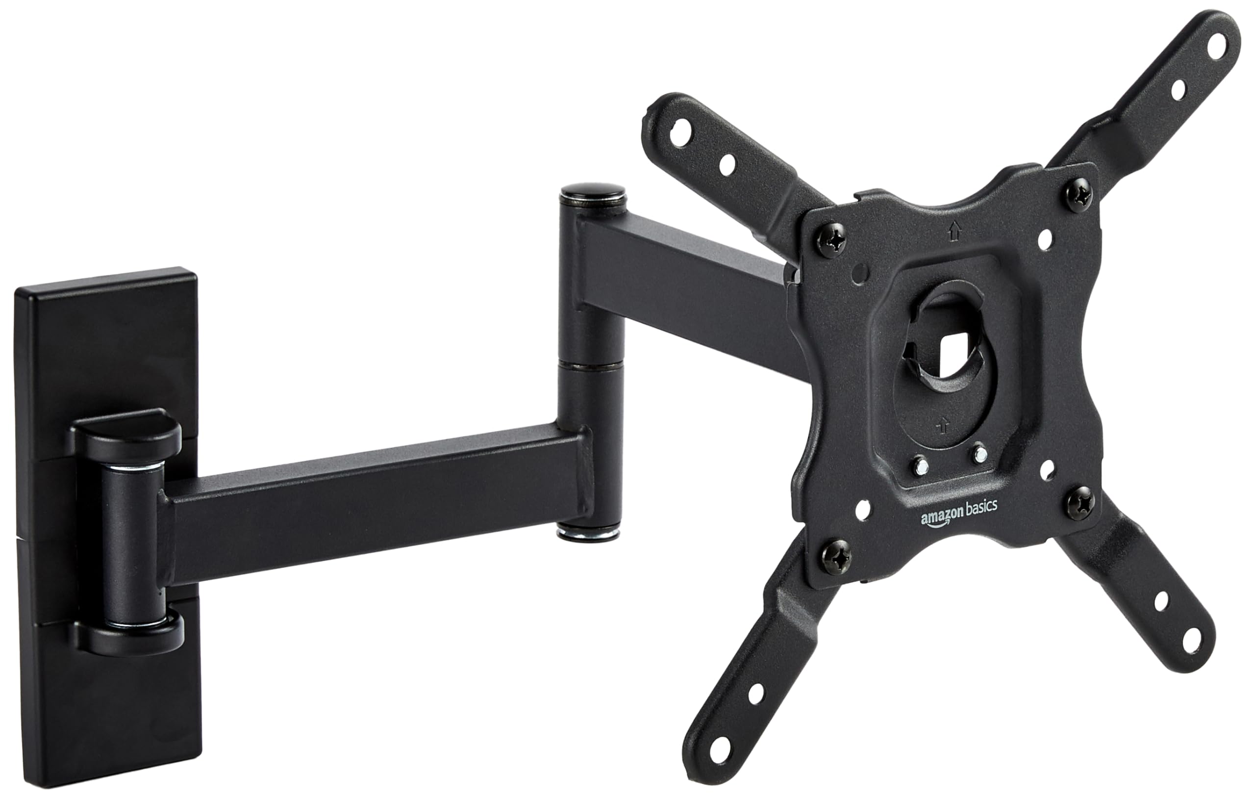 Amazon Basics Full Motion TV Wall Mount Fits 12-Inch to 40-Inch TVS and VESA 200x200