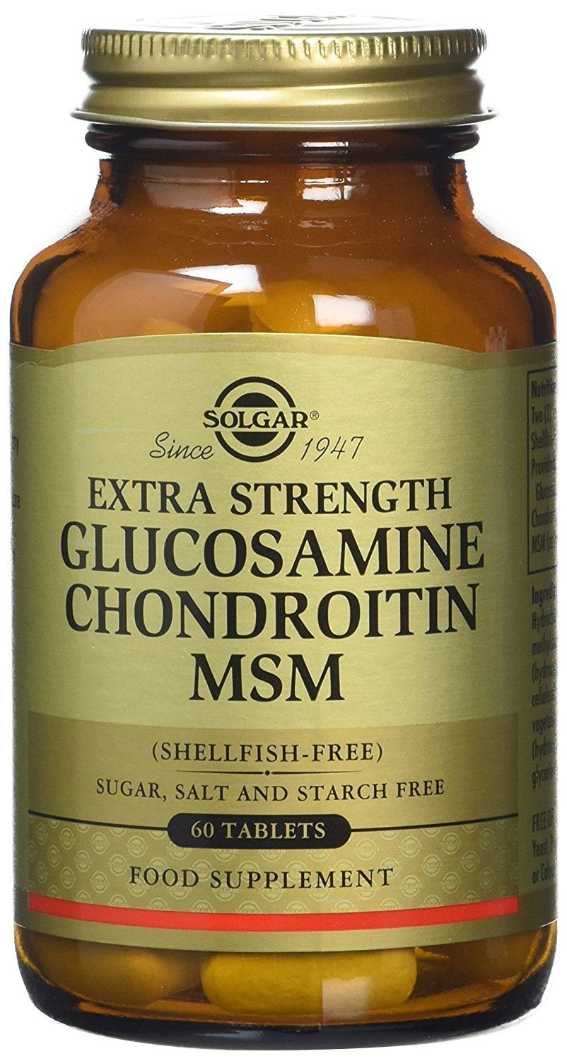 Solgar Extra Strength Glucosamine Chondroitin MSM (60 Tablets)