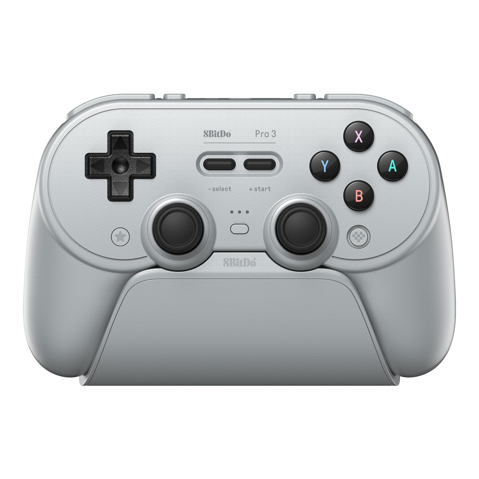8Bitdo Pro 3 Bluetooth Controller - Grey Edition PC / IOS / Android / Switch - TMR Joysticks - Swappable Magnetic ABXY