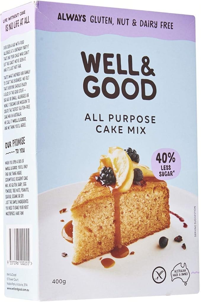 Well & Good All Purpose Cake Mix (400g)
