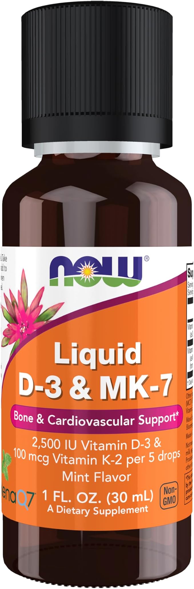 Now Foods Liquid Vitamin D-3 & MK-7 1 fl oz