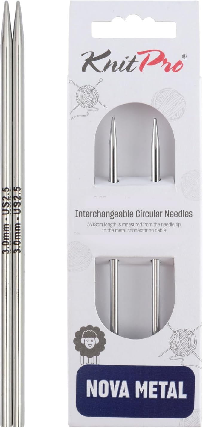 Knit Pro Nova Metal Interchangeable Needle Tips - 3.00mm
