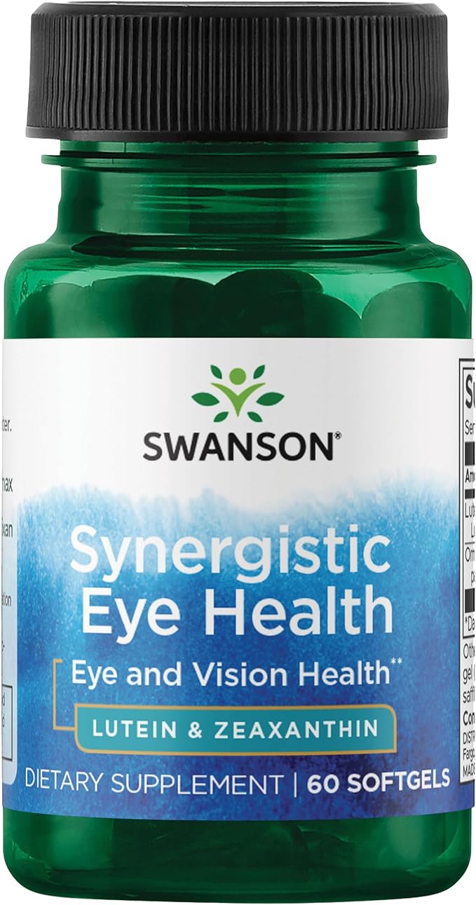 Swanson Synergistic Eye Health Lutein & Zeaxanthin - 60 Softgels