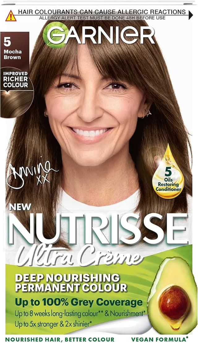 Garnier Nutrisse 5 Brown Permanent Hair Dye