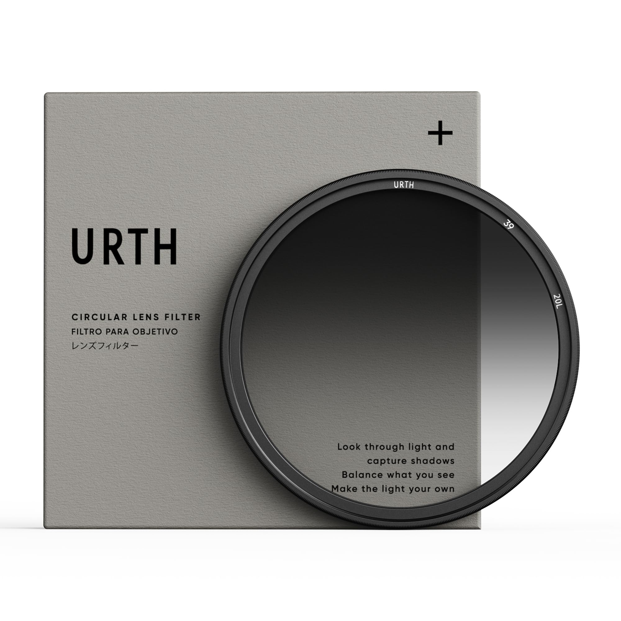 Urth Soft Grad ND8 Lens Filter Plus+, 39mm